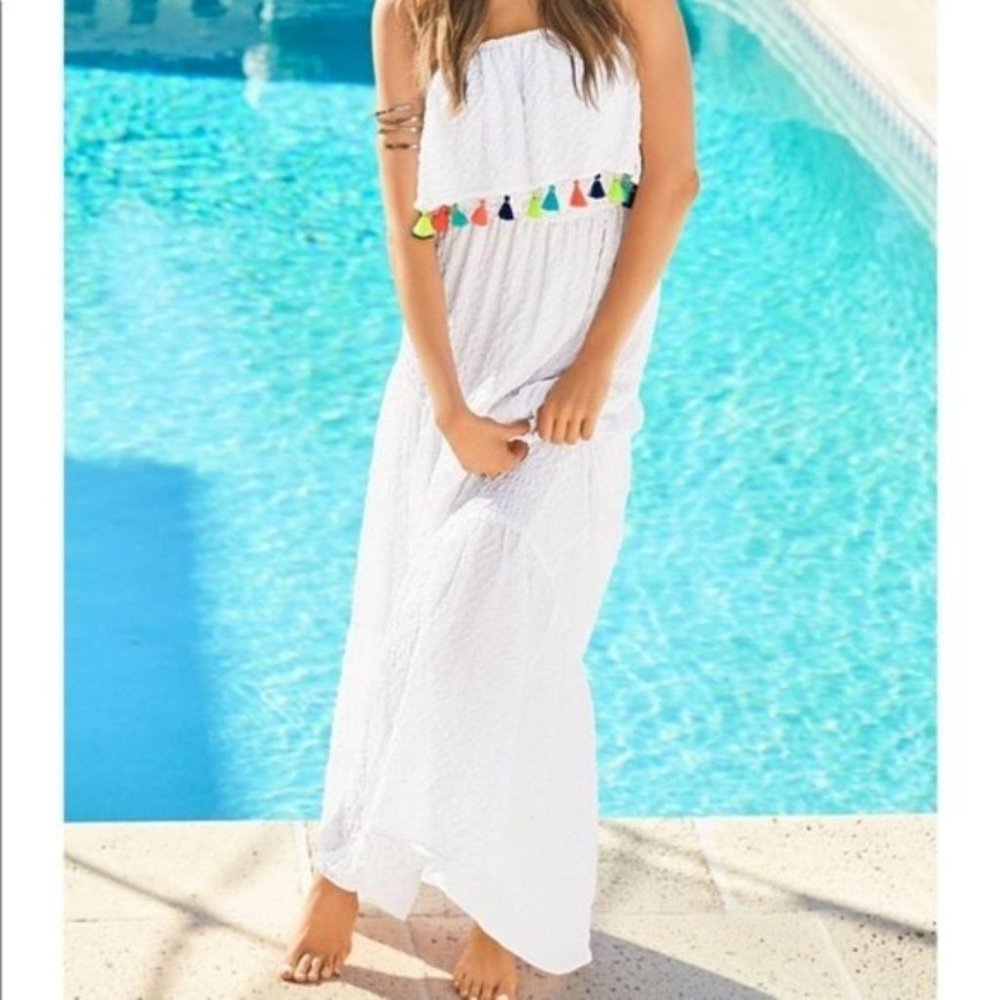 LILLY PULITZER CHIFFON CARIDEE MAXI DRESS